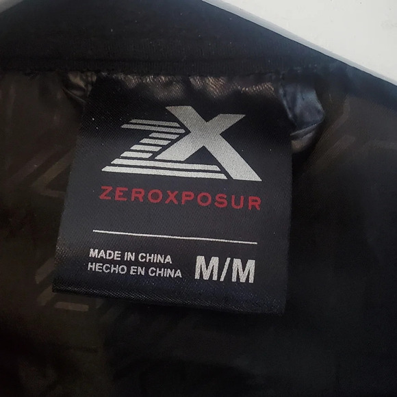 ZeroXposure Black Fitted Feminine Cut Puffer Bomber Jacket - Picture 3 of 6